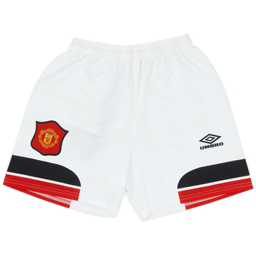 1994-96 Manchester United Home Shorts - Very Good 6/10 - (S)