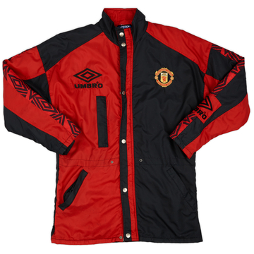 1995-97 Manchester United Umbro Bench Coat - 8/10 - (S)