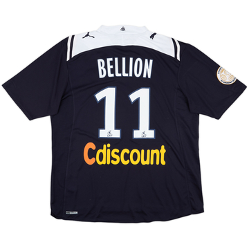 2009-10 Bordeaux Match Issue Home Shirt Bellion #11