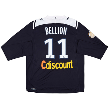 2009-10 Bordeaux Match Issue Home L/S Shirt Bellion #11