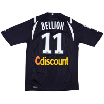 2010-11 Bordeaux Match Issue Home Shirt Bellion #11