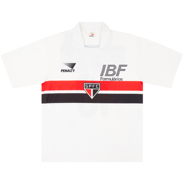 1990 Sao Paulo Home Shirt #10 - 8/10 - (L)