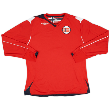 2006-07 Norway Home L/S Shirt - 8/10 - (Women's XL)