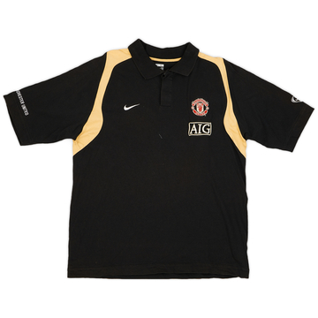 2008-09 Manchester United Nike Polo Shirt - 7/10 - (XL)