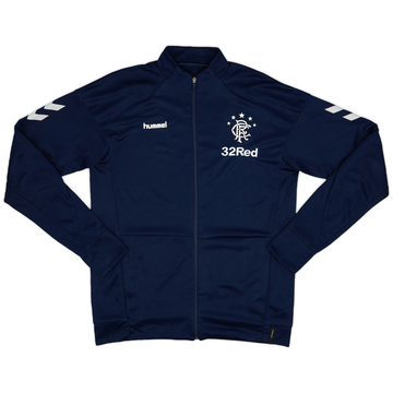 2018-19 Rangers Hummel Track Jacket - 9/10 - (L)
