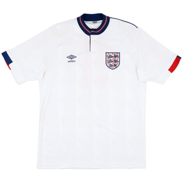 1988 England Match Worn Home Shirt #5 (Adams)