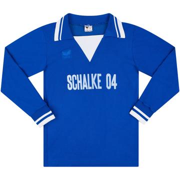 1977-78 Schalke Home L/S Shirt - 6/10 - (S)
