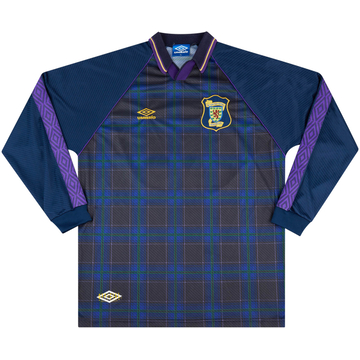 1994-96 Scotland Match Issue Home L/S Shirt #10