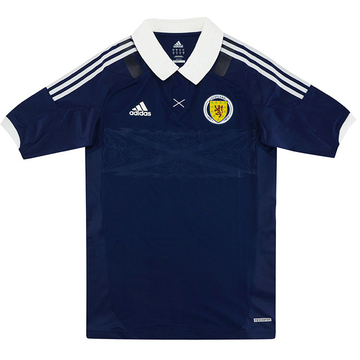 2011-13 Scotland Techfit Player Issue Home Shirt - 6/10 - (S)
