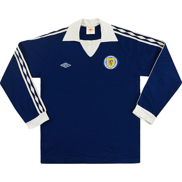 1976-79 Scotland Home L/S Shirt (Excellent) M