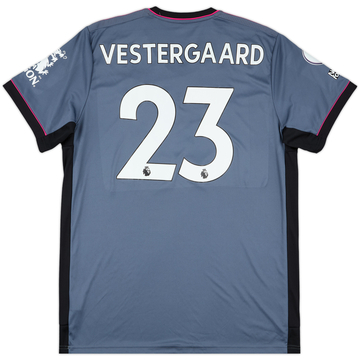 2021-22 Leicester Match Issue Third Shirt Vestergaard #23