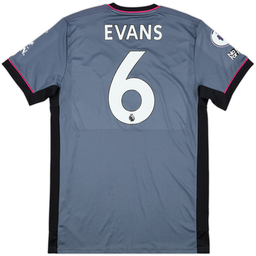 2021-22 Leicester Match Issue Third Shirt Evans #6