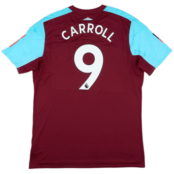 2017-18 West Ham Match Issue FA Cup Home Shirt Carroll #9