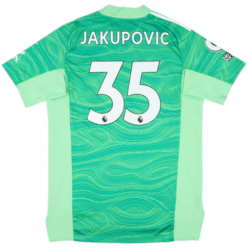 2021-22 Leicester Match Issue GK Shirt Jakupovic #35