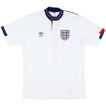 1988-89 England U-21 Match Issue Home Shirt #4 (Sedgley)