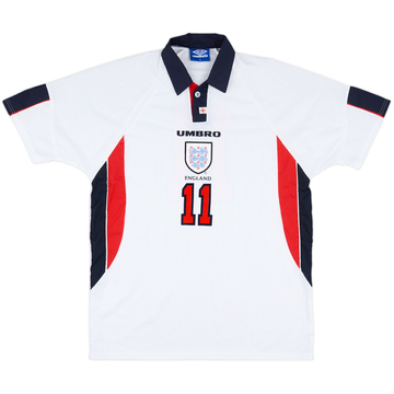 1997-99 England Match Issue Home Shirt #11 (McManaman)