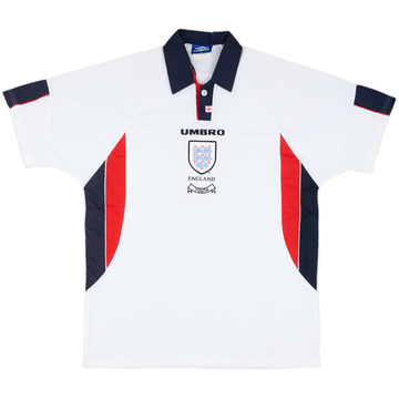 1997-99 England U-18 Match Issue Home Shirt #4
