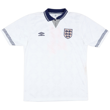1990-92 England Match Issue Home Shirt #4
