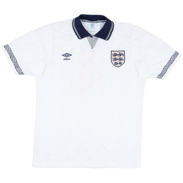 1990-92 England Match Issue Home Shirt #4