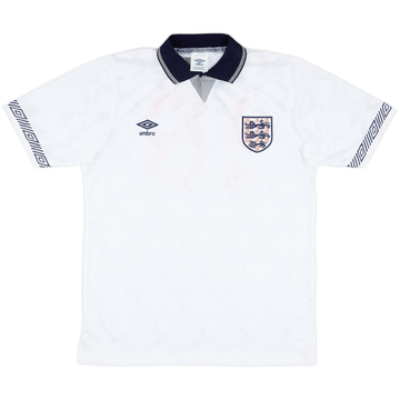 1990 England Match Issue Home Shirt #16 (McMahon)