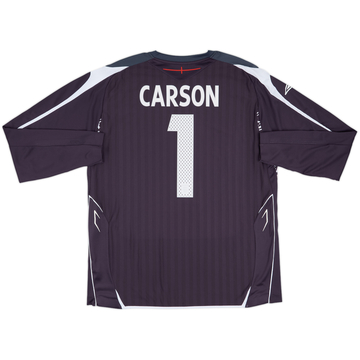 2007 England U-21 Match Issue European Championship GK Shirt Carson #1 (v Holland)
