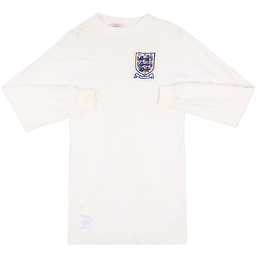 1973 England U-18 Match Issue Home L/S Shirt #7 (Morley)
