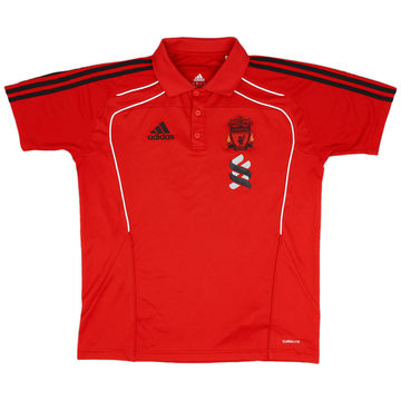 2010-11 Liverpool adidas Polo Shirt - 8/10 - (M/L)
