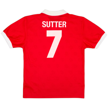 1992-93 Switzerland Home Shirt Sutter #7 - 8/10 - (L)