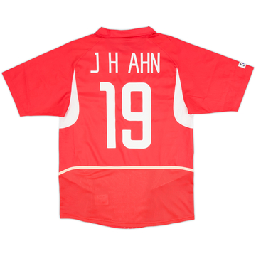 2002-03 South Korea Home Shirt J.H.Ahn #19 - 8/10 - (L)