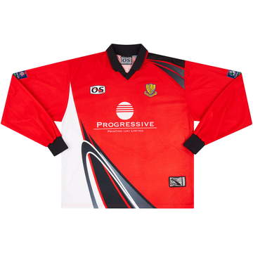 1998-99 Southend Match Issue Away L/S Shirt #13