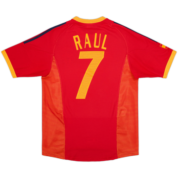 2002-04 Spain Home Shirt Raul #7