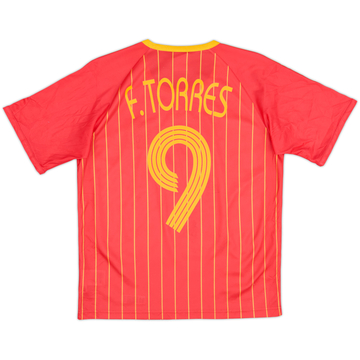 2006-08 Spain Basic Home Shirt F.Torres #9