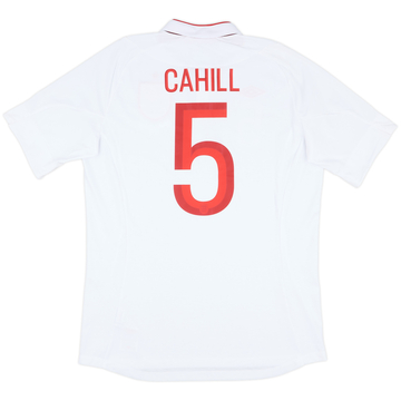 2012 England Match Issue Home Shirt Cahill #5