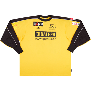 2005-06 St Gallen Match Issue GK Shirt Kaufmann #12
