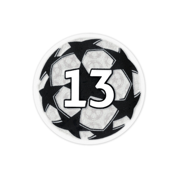 2021-22 UEFA Champions League 13 Times Winners Player Issue Badge of Honour Patch
