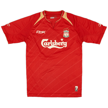 2005-06 Liverpool CL Home Shirt - 5/10 - (S)