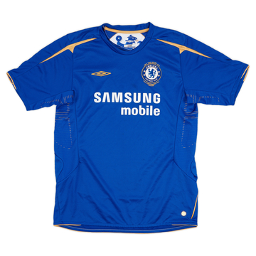 2005-06 Chelsea Centenary Home Shirt - 8/10 - (XL.Boys)