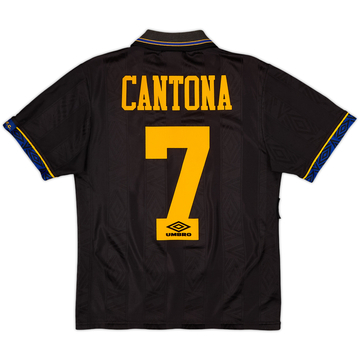 1993-95 Manchester United Away Shirt Cantona #7 - 6/10 - (S)