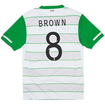 2011-12 Celtic Away Shirt Brown #8 - 8/10 - (S)