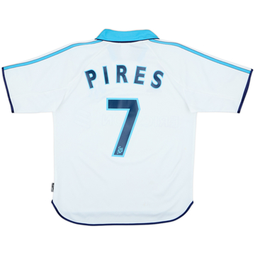 1999-00 Olympique Marseille Home Shirt Pires #7 - 8/10 - (Y)