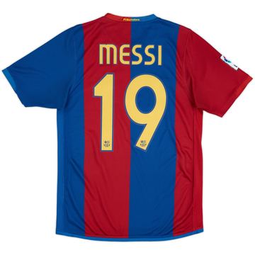 2006-07 Barcelona Home Shirt Messi #19 - 8/10 - (S)