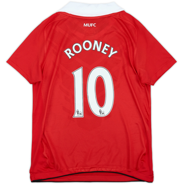 2010-11 Manchester United Home Shirt Rooney #10 (S.Boys)