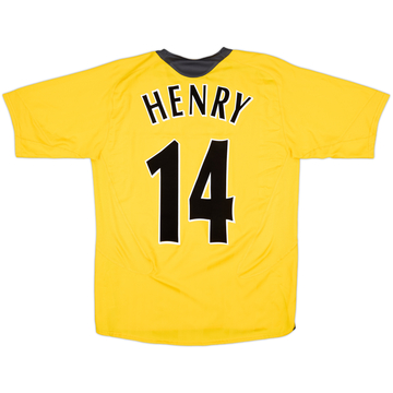 2005-06 Arsenal Away Shirt Henry #14 - 8/10 - (XL.Boys)