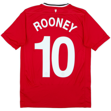 2011-12 Manchester United Home Shirt Rooney #10 - 8/10 - (XL.Boys)