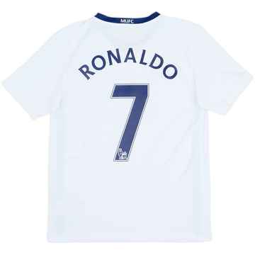 2008-10 Manchester United Away Shirt Ronaldo #7 - 9/10 - (XL.Boys)