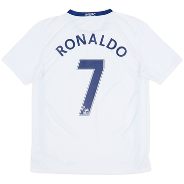 2008-10 Manchester United Away Shirt Ronaldo #7 - 6/10 - (XL.Boys)
