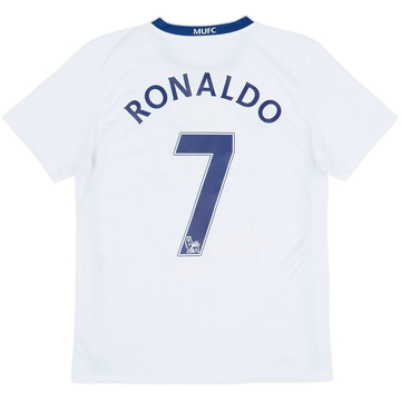 2008-10 Manchester United Away Shirt Ronaldo #7 - 8/10 - (XL.Boys)