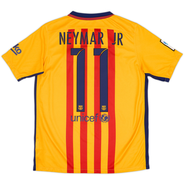 2015-16 Barcelona Away Shirt Neymar #11 - 8/10 - (XL.Boys)