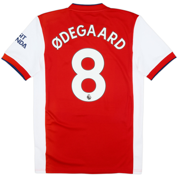 2021-22 Arsenal Home Shirt Odegaard #8 - 6/10 - (S)