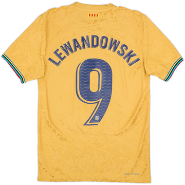 2022-23 Barcelona Authentic Away Shirt Lewandowski #9 - 8/10 - (S)